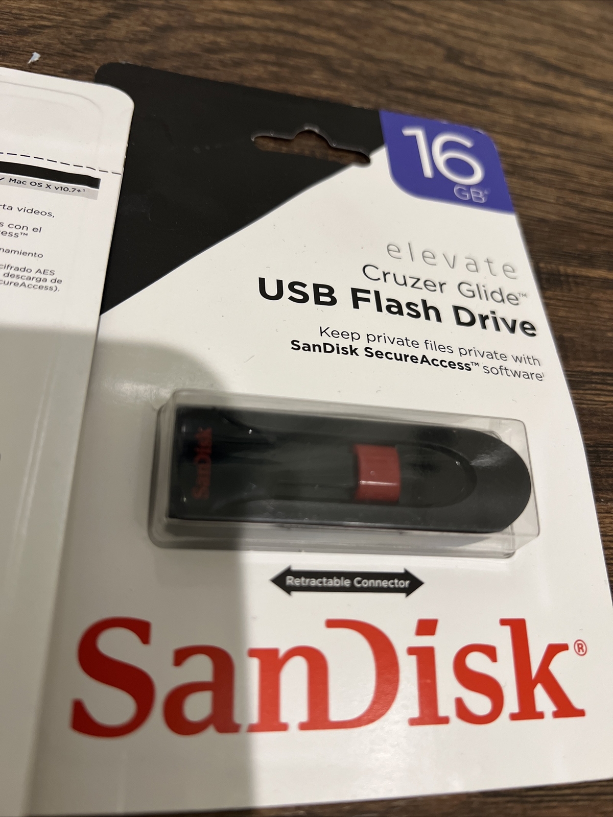 2 X SANDISK Cruzer Glide USB Flash Drive 16GB 2.0 Black