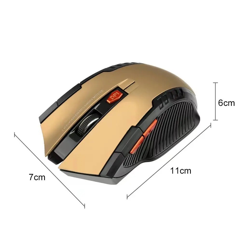 2.4GHz Wireless Optical Mouse &USB Receiver Adjustable DPI for PC Laptop Desktop