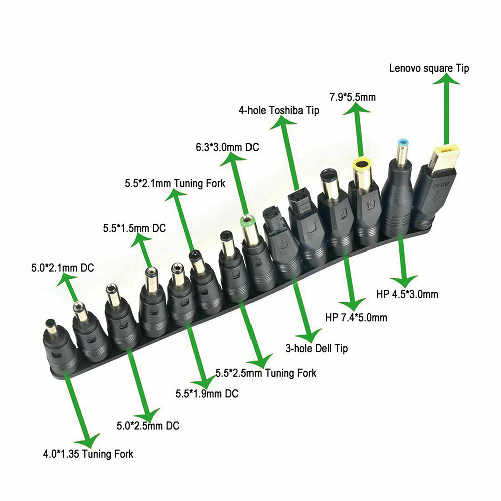 96W Universal Laptop Power Supply Charger Adapter w/ 8/42 Tips Notebook Charger