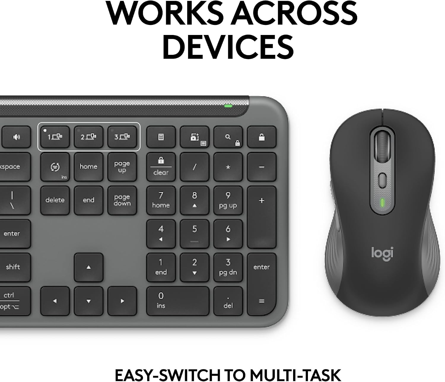 Logitech Signature Slim MK955 for Business Wireless Keyboard and Mouse Combo