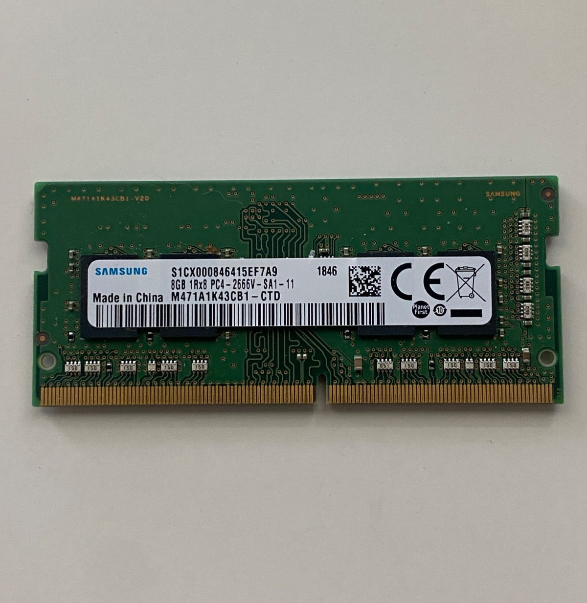 GENUINE Samsung 8GB 1Rx8 PC4-2666V-SA1-11 RAM DDR4 2666MHz Laptop RAM Memory