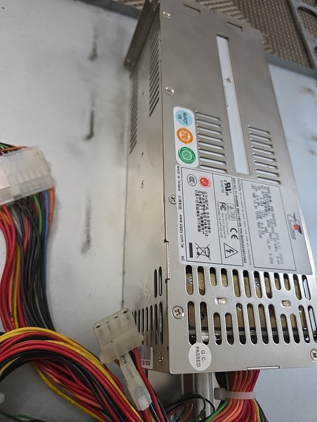 Zippy EMACS R2G-5600V4V 600W 2U Redundant Server Power Supply B00R2G060V063