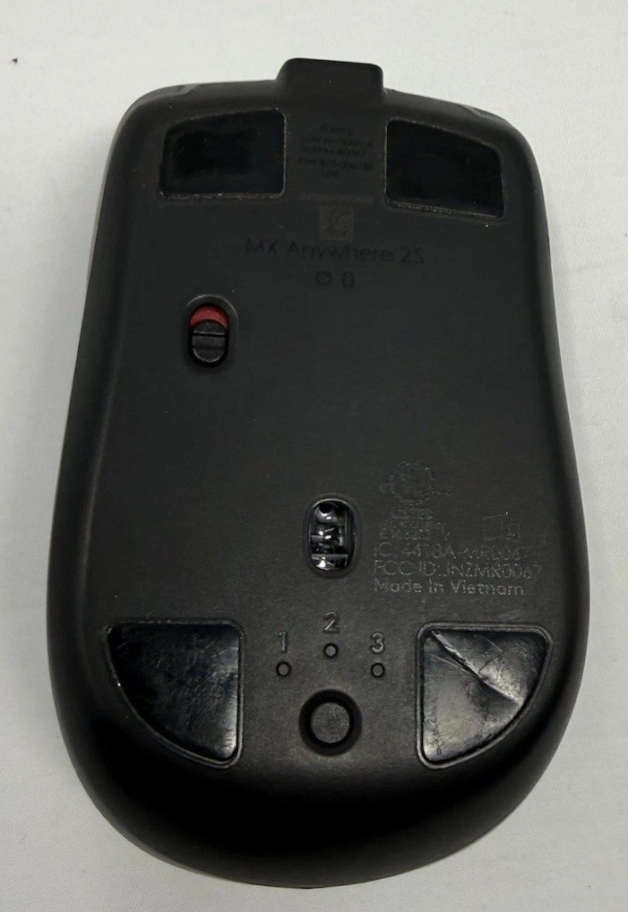 Logitech MX Anywhere 2S Mouse Wireless Bluetooth Yes USB