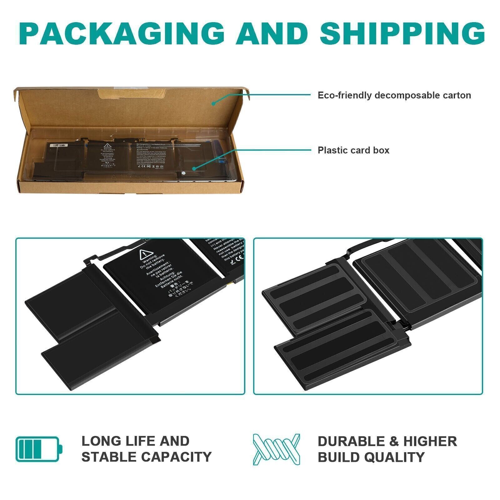 A1953 Battery for Apple MacBook Pro 15 Inch A1990 Mid 2018 2019 EMC 3215 3359