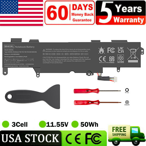 Battery SS03XL 933321-855 For HP EliteBook 840 G5 G6 730 740 G5 HSN-I12C 11.55 V