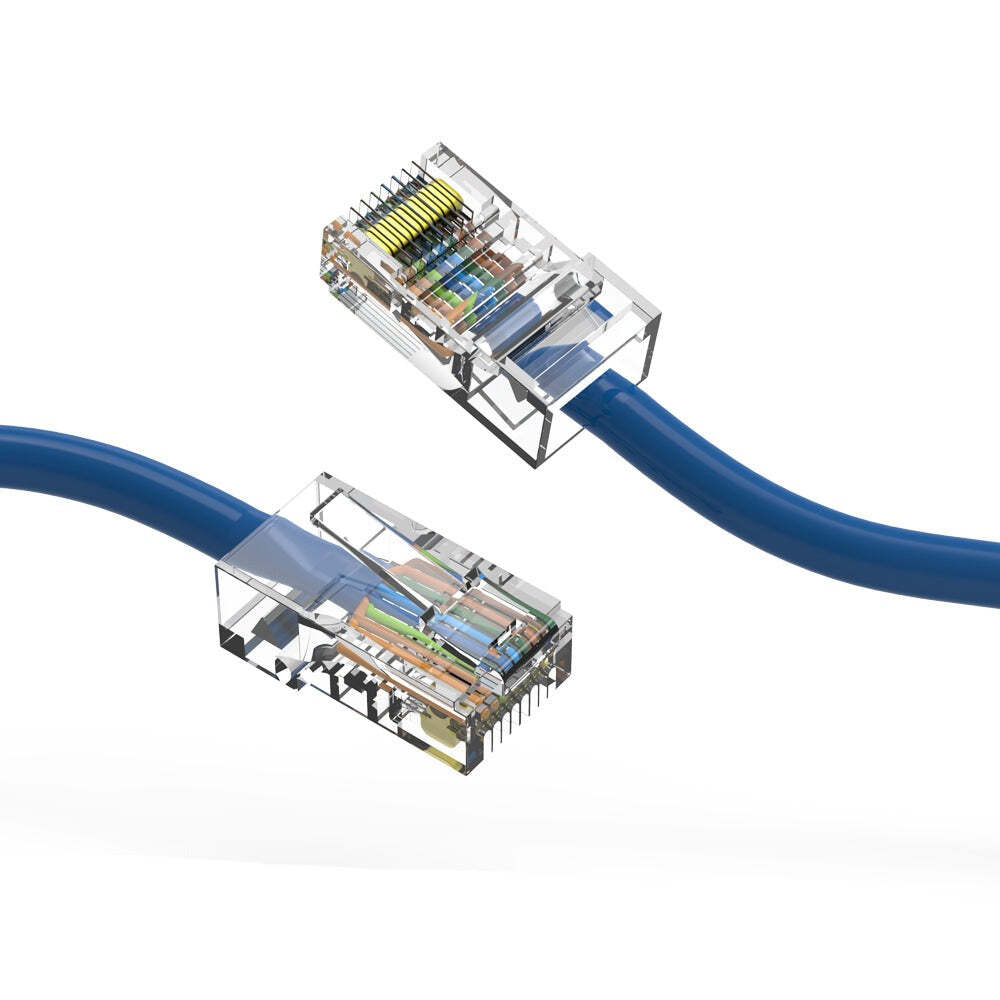 5Ft CAT5E UTP Ethernet Network Non Booted Cable Blue