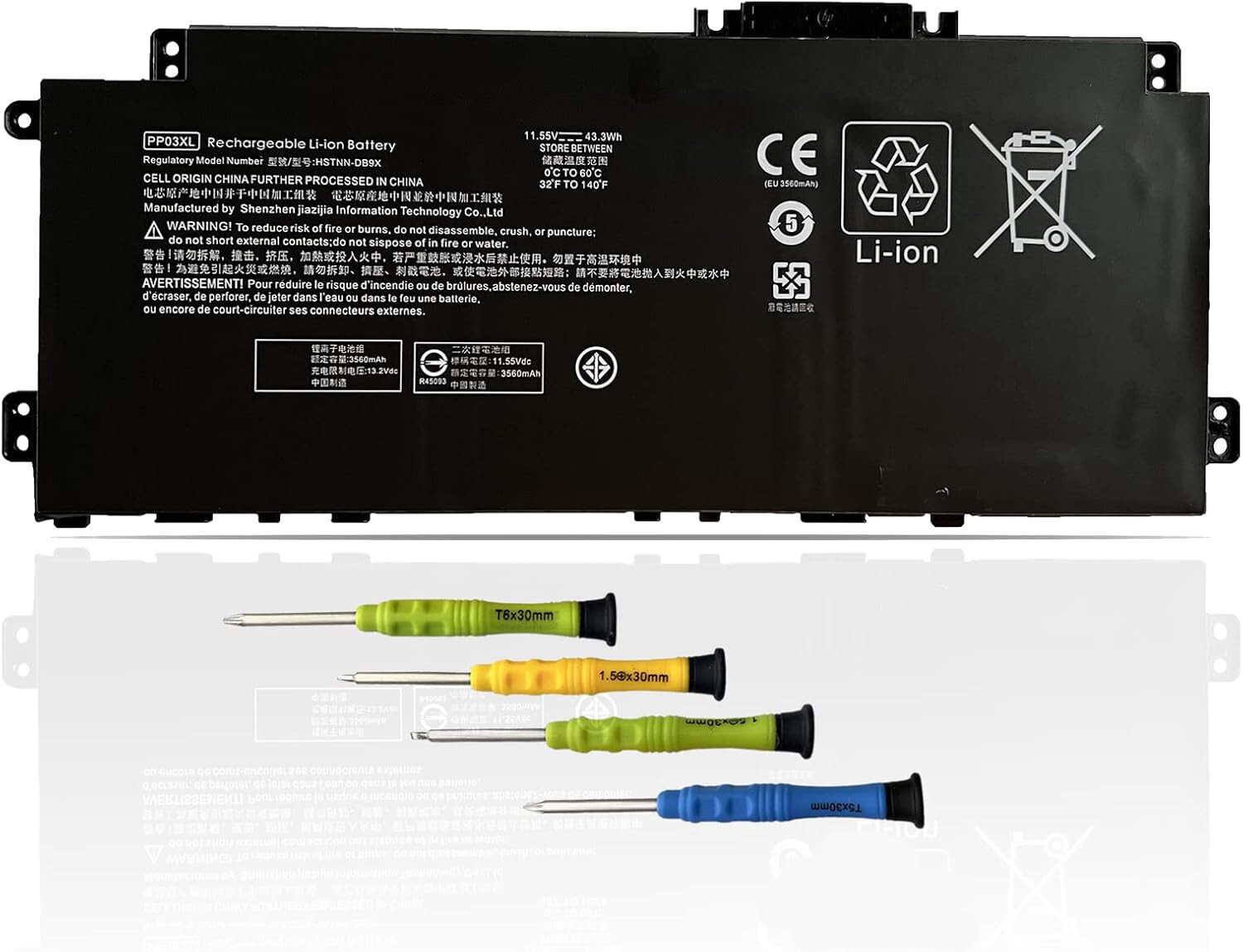 Battery For HP Pavilion x360 14-DK 14-DK0000 14-DK1032WM 14-DK1035WM 14-DK1025WM