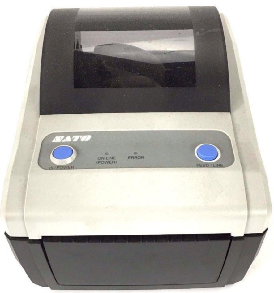 Sato CG408DT-LAN Barcode Label Tag Direct Thermal Ethernet USB Printer 1