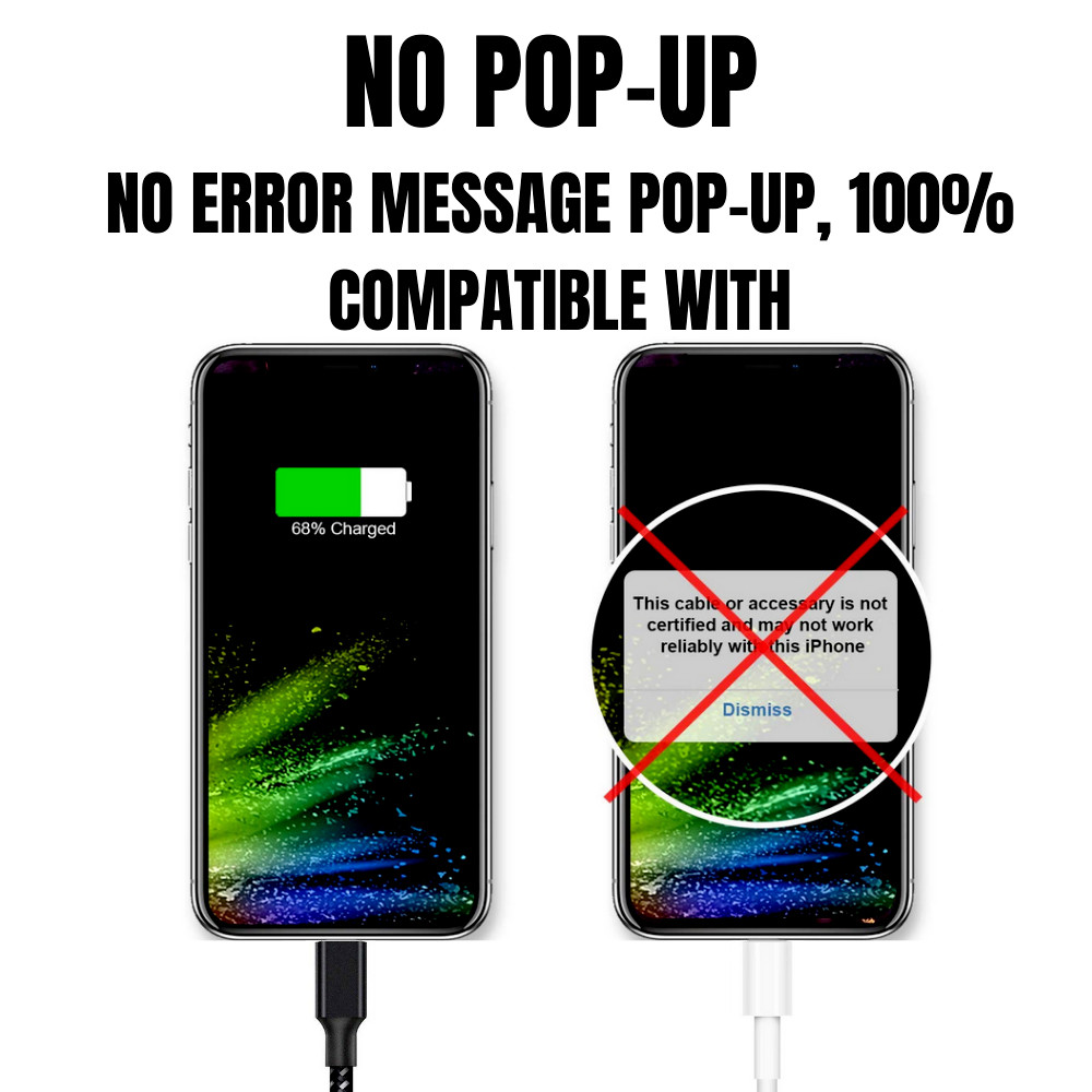 Lot USB Fast Charger Cable 6FT For iPhone 14 12 13 11 8 7 6 XR XS X SE Data Cord