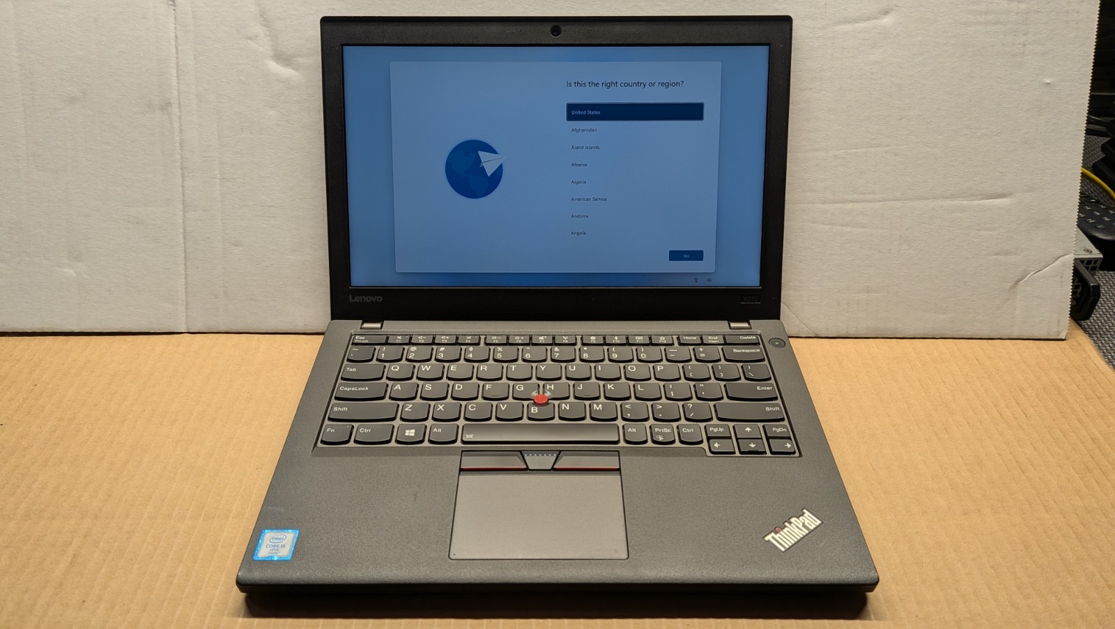 Lenovo ThinkPad X270 Intel i5-6300U 2.4GHz 12.5″FHD 8GB 256GB SSD Win11 w/ac
