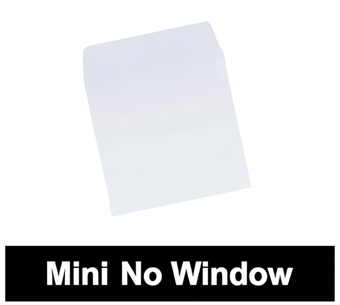 3″ Mini Paper CD Sleeves with Flap (No Window) Lot
