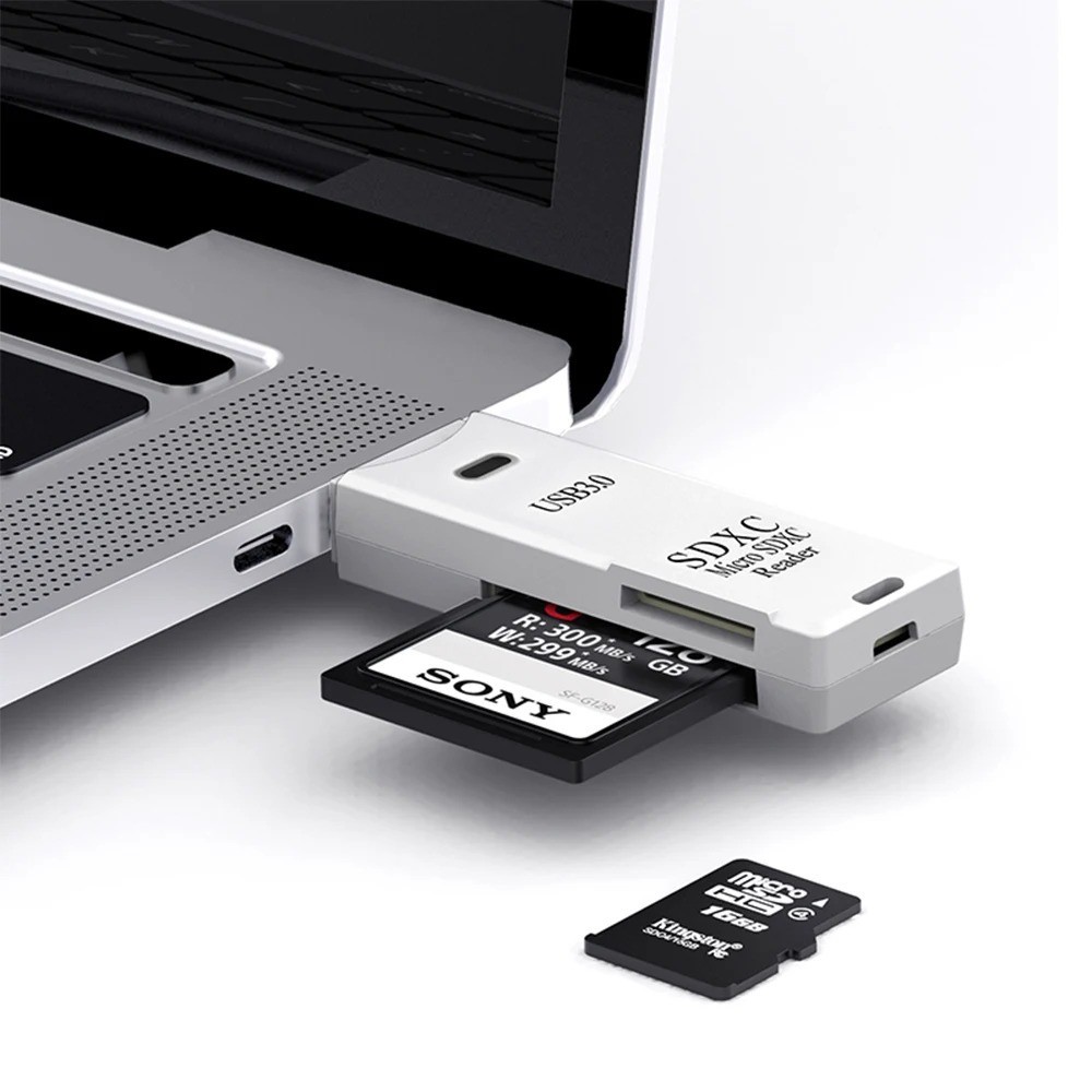 2 in 1 USB 3.0 Card Reader Micro TF sd card Reader usb adapter High Speed Card