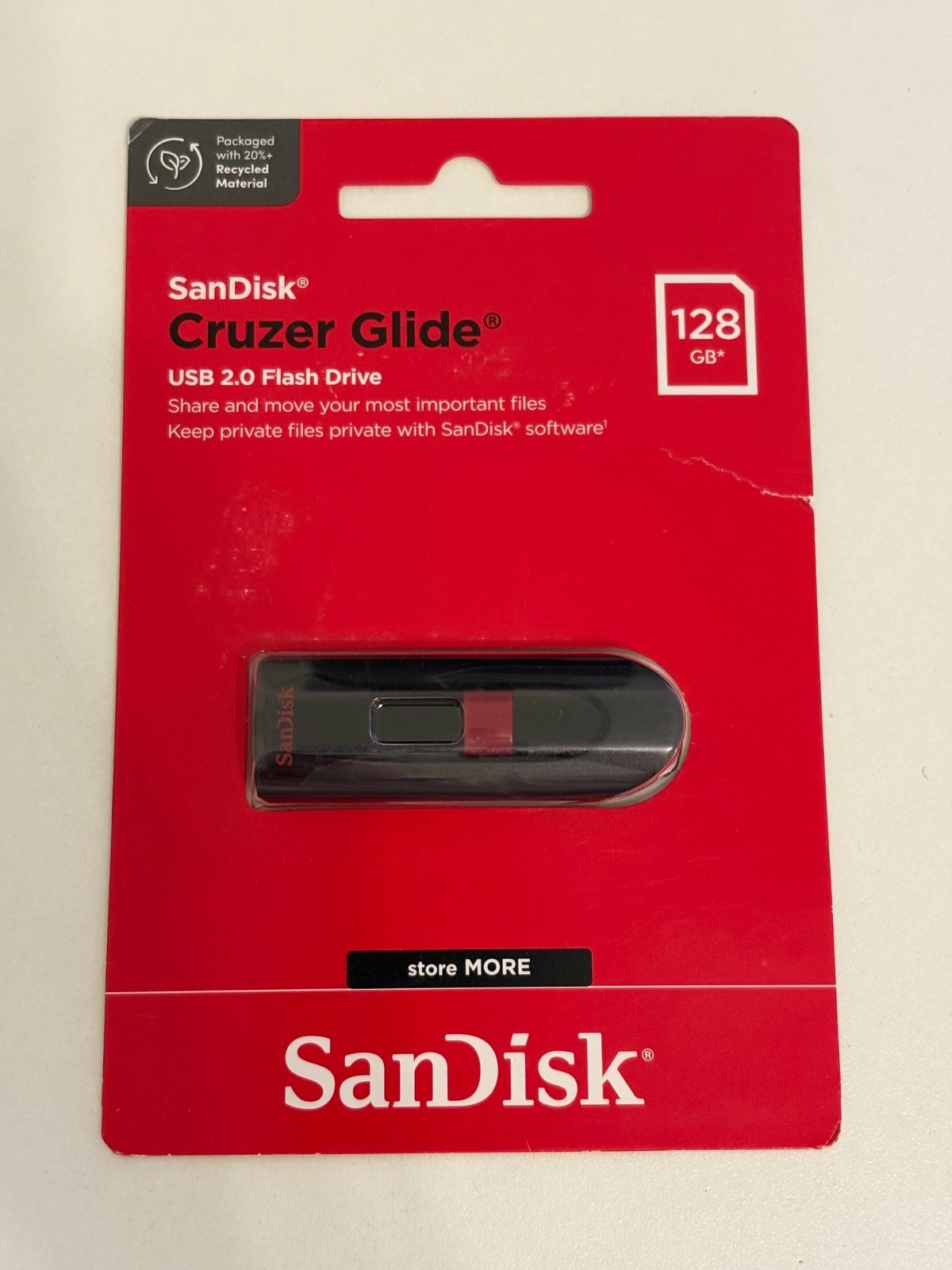 SanDisk 128GB Cruzer Glide USB 2.0 Flash Drive – Free Shipping