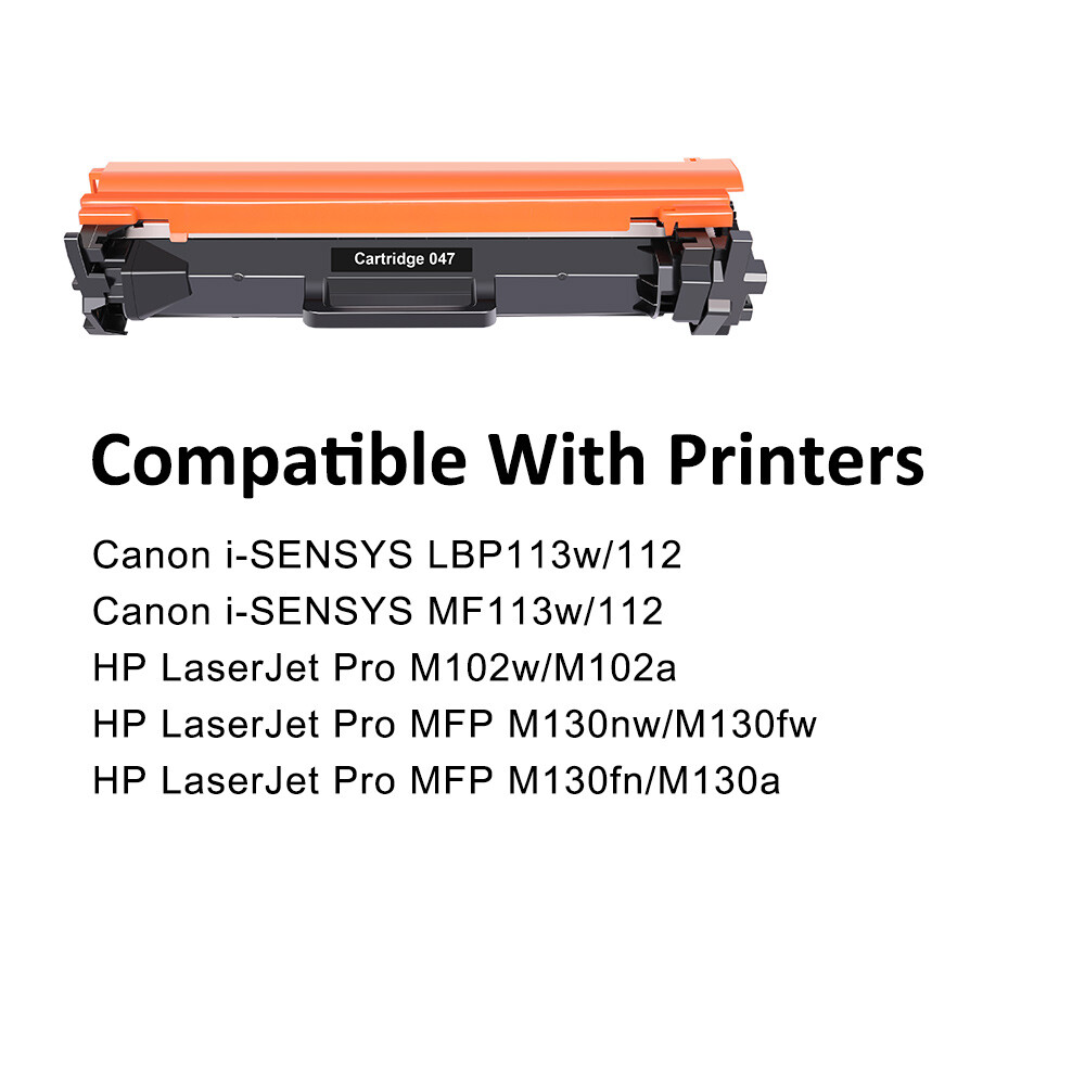 1 Pack Black CRG 047 Toner for Canon 047 imageCLASS MF113W MF112 MF110 LBP113W