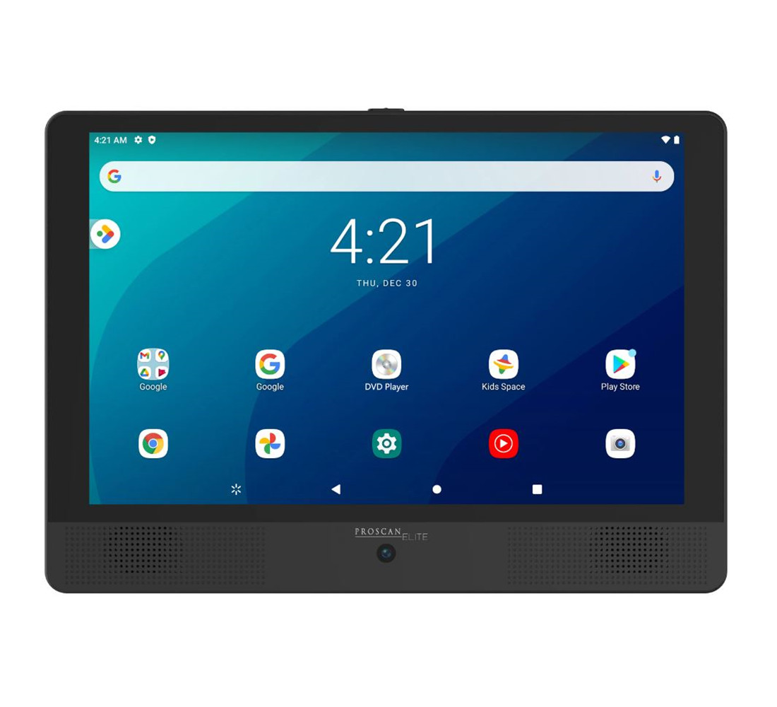 Proscan Elite 10.1″ Quad Core Tablet/Portable DVD Combo 2GB/32GB Android 11