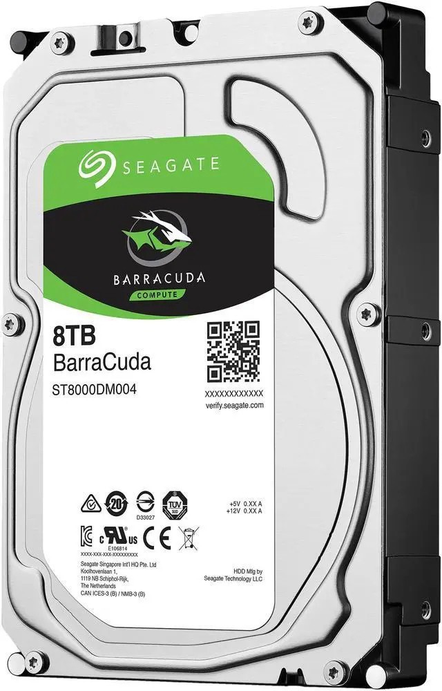 Seagate Barracuda 8TB, Internal 3.5″ (ST8000DM004) Hard Drive [SEALED]