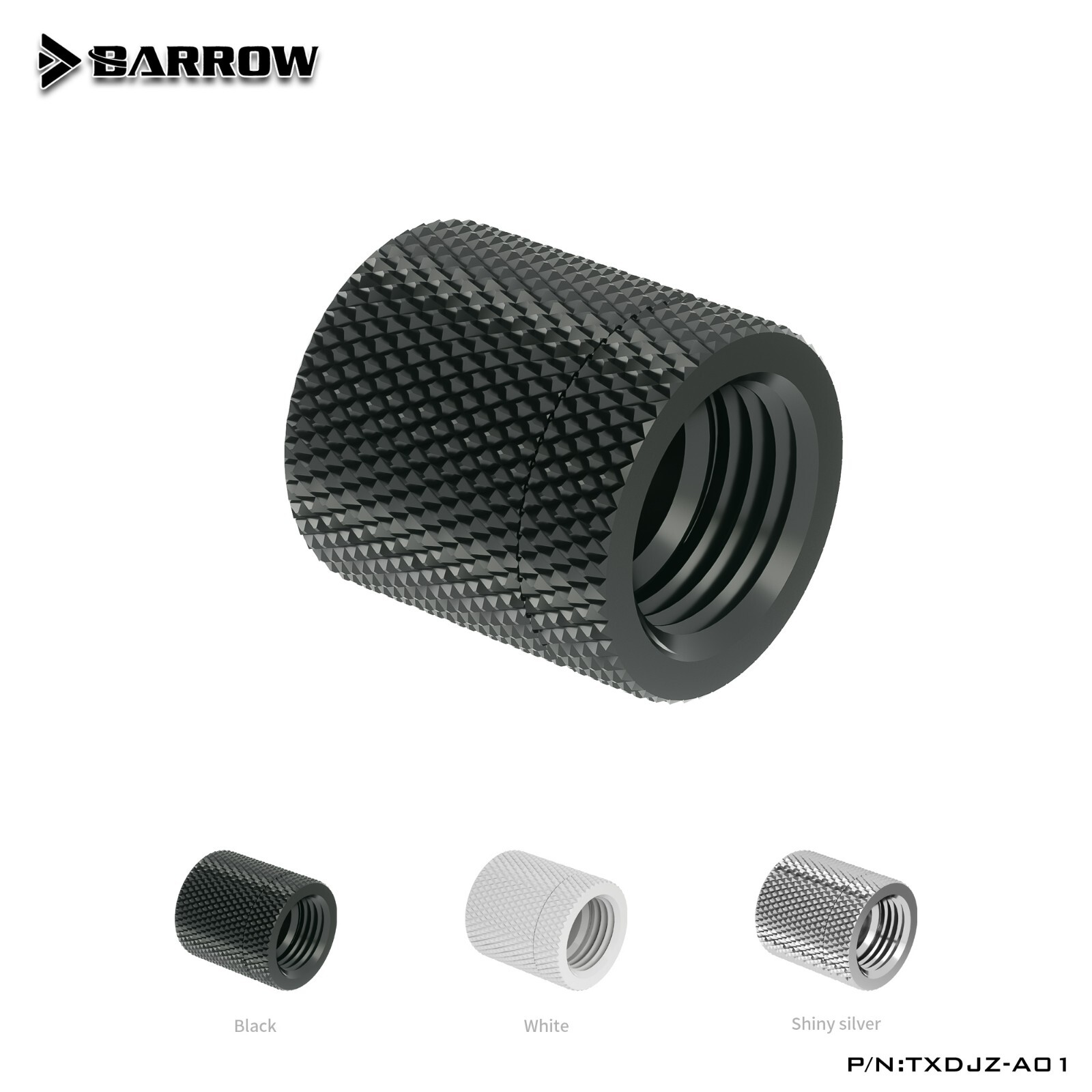 Barrow G1/4″ Female to Female Extender Rotary Fitting Anti-Twist TXDJZ-A01