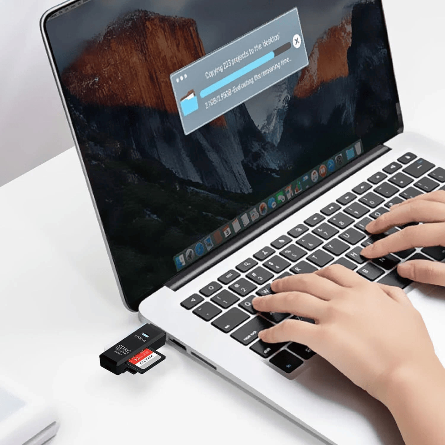 USB3.0 SD Card Reader for PC Micro SD Card to USB Adapter for Camera Memory C
