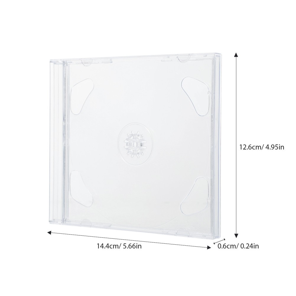 6 Pcs Dvd Organizer Case Disc CD Holder Automotive Storage Cases