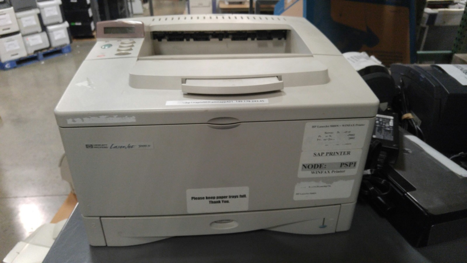 HP LaserJet 5000N C4111A Monochrome Laser Printer | 11×17 Tabloid | Workhorse