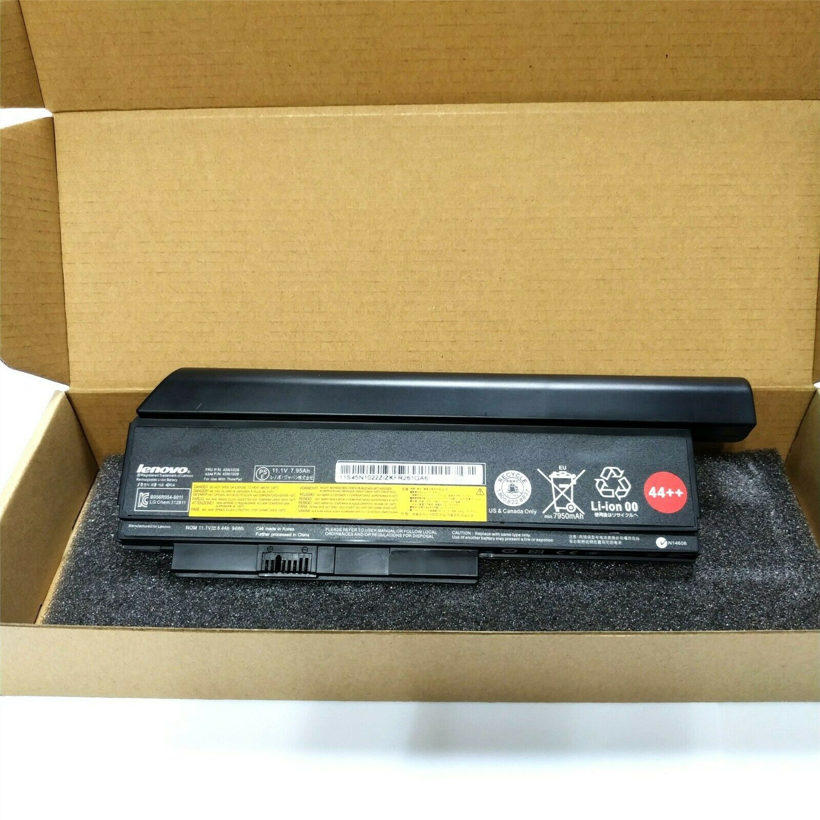 Genuine OEM 44++ 9 Cell X230 X220 Battery For Lenovo ThinkPad X230i X220i 94Wh