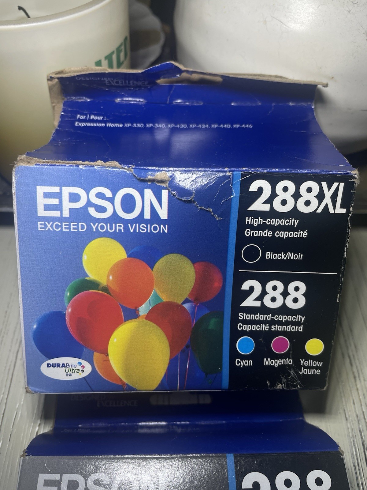 Genuine Epson 288XL Black & C/M/Y +2 Standard Black Ink Cartridges 01/26 & 01/27