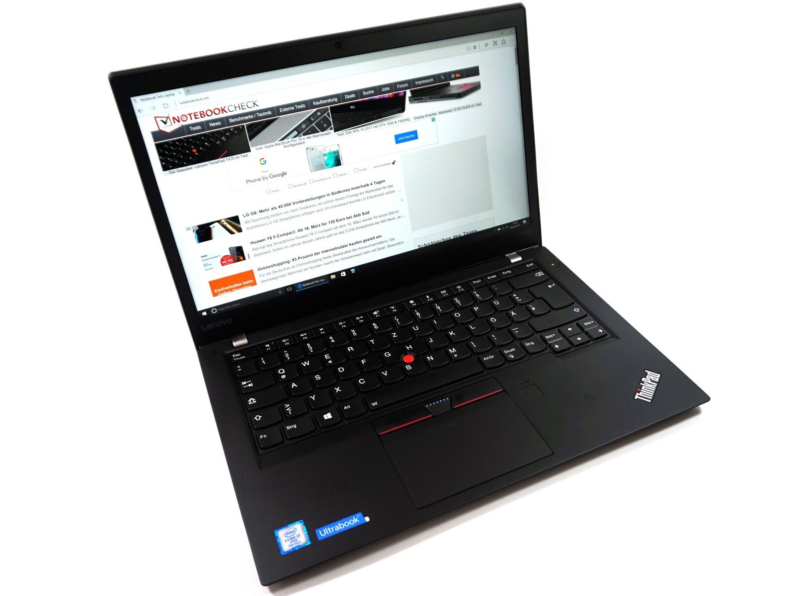 Lenovo ThinkPad T470s Laptop i7 2.6GHz 20GB NEW 500GB NVME SSD 14″ FHD WIN 11