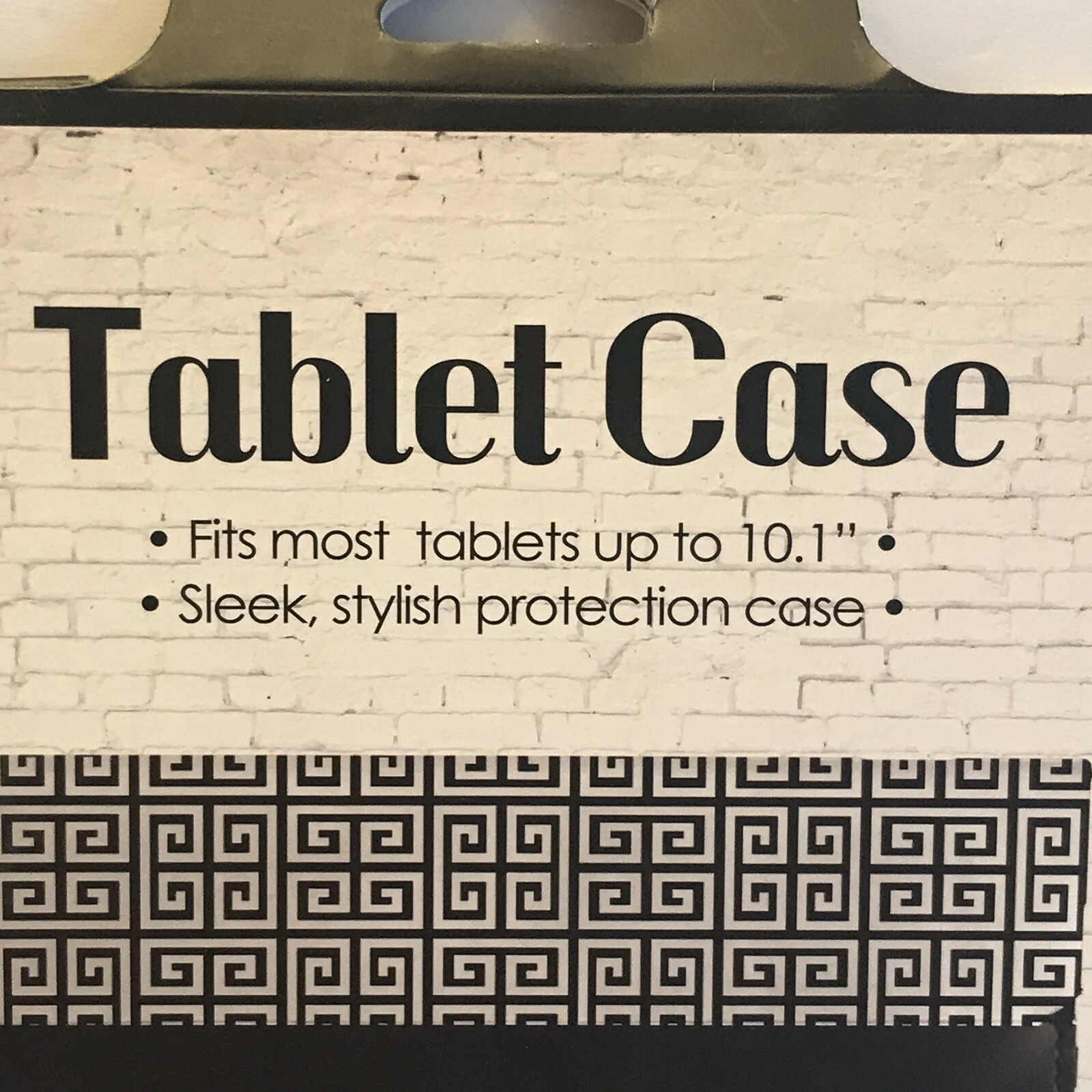 Leather Tablet Case Fits Up To 10.1”. Stylish Sleek Protective Case- New