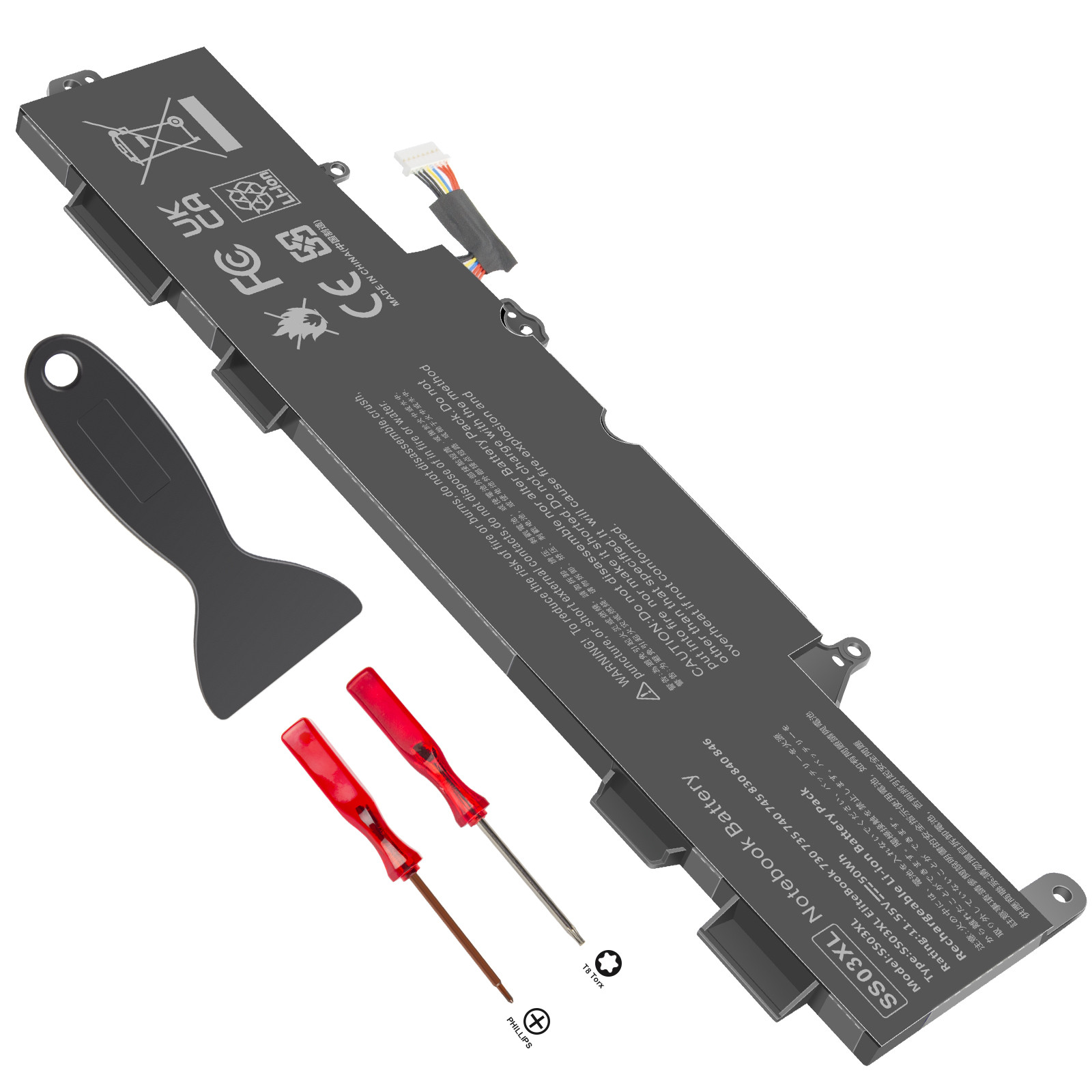 ✅LOT 1-100pcs SS03XL Battery For HP EliteBook 830 G5 / 840 G5 / 735 G5 745 50wh