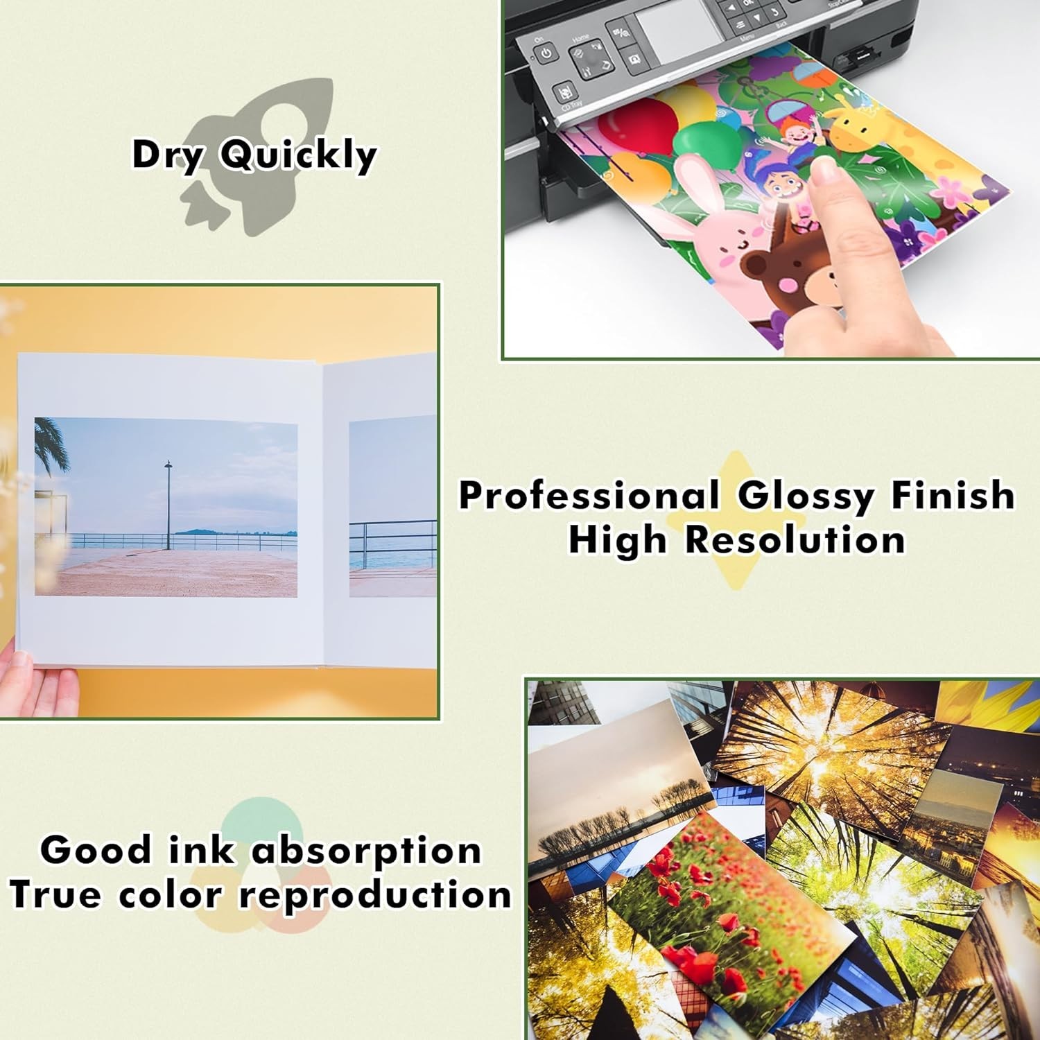 Lot Koala Inkjet Photo Paper 4X6 5X7 8.5X11 11×17 13×19 Glossy 61lb eavyweight