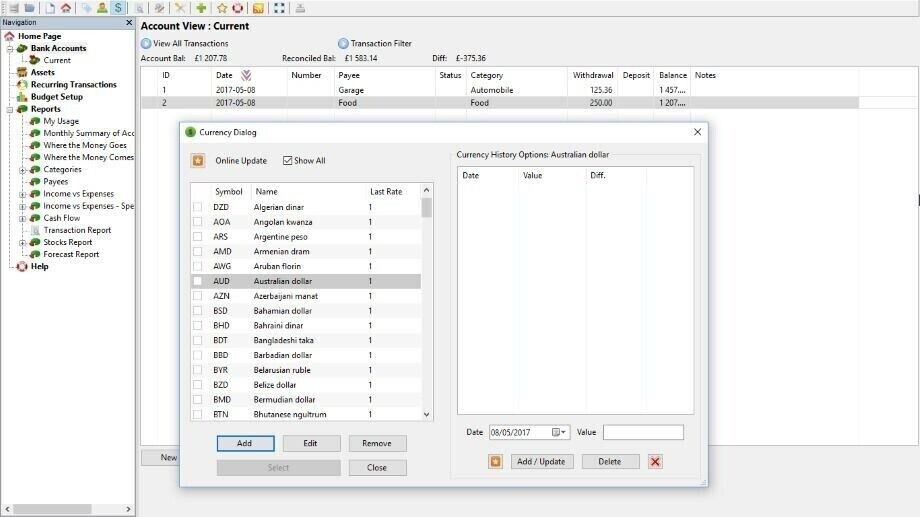 Personal and Small Business Finance & Accounting Software – Banking, Budgeting