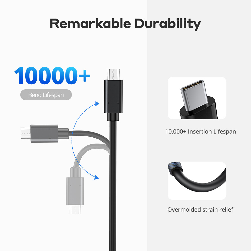 USB C Type C to USB C Cable 5A Fast Charging Cable Data Cord For Huawei Samsung