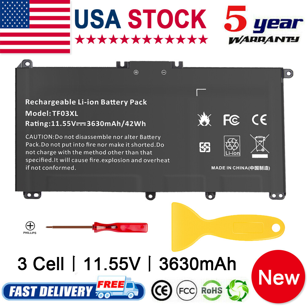Battery for HP Pavilion 15-CC023CL 15-CC563ST TPN-Q192 TPN-Q196 TF03041XL 11.55V