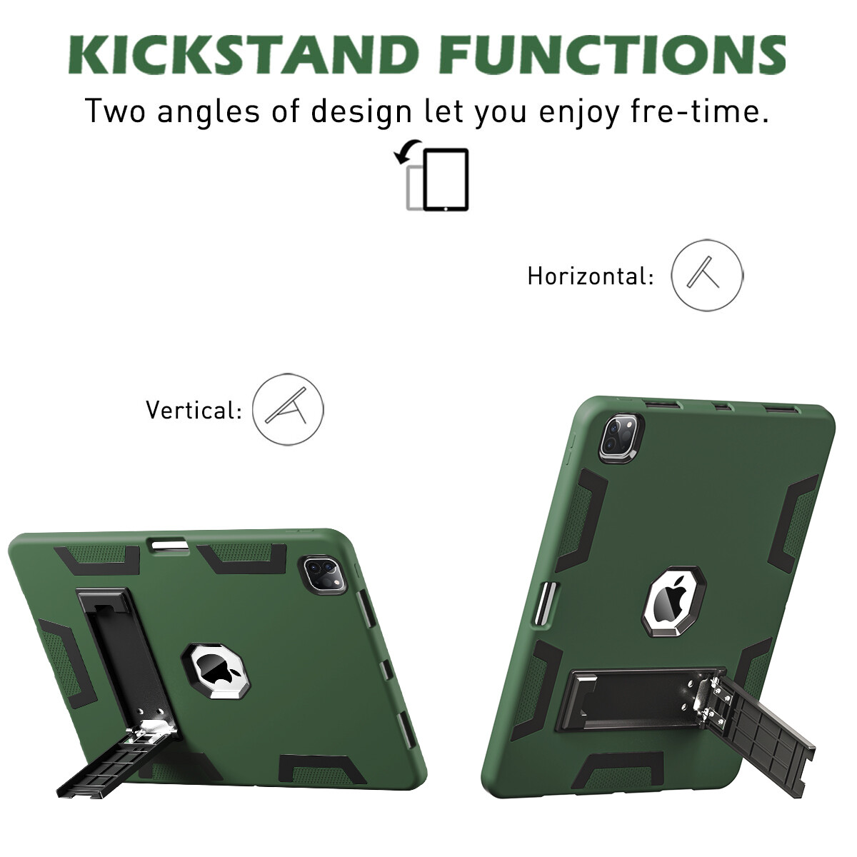iPad Pro 12.9 inch Case (6th/5th/4th Gen, 2022/2021) Heavy Duty Shockproof Cover