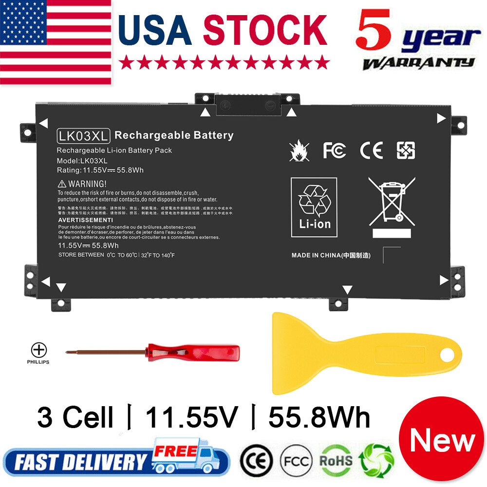 11.55V Laptop Battery for HP ENVY x360 15m-cn 15m-cn0011dx LK03XL L09281-855