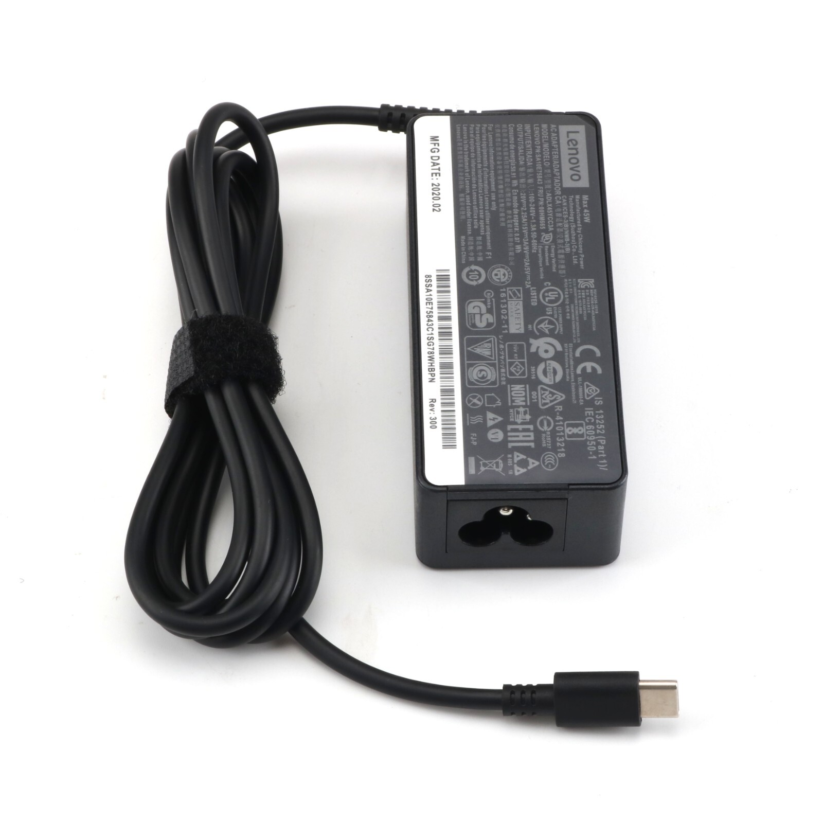 Genuine 45W USB-C Charger for Lenovo Chromebook/Yoga/ThinkPad/HP Chromebook DELL