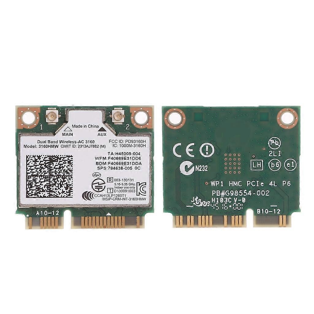 INTEL 3160HMW Wireless 802.11AC Mini PCI Express WI-FI + Bluetooth Adapter – NEW