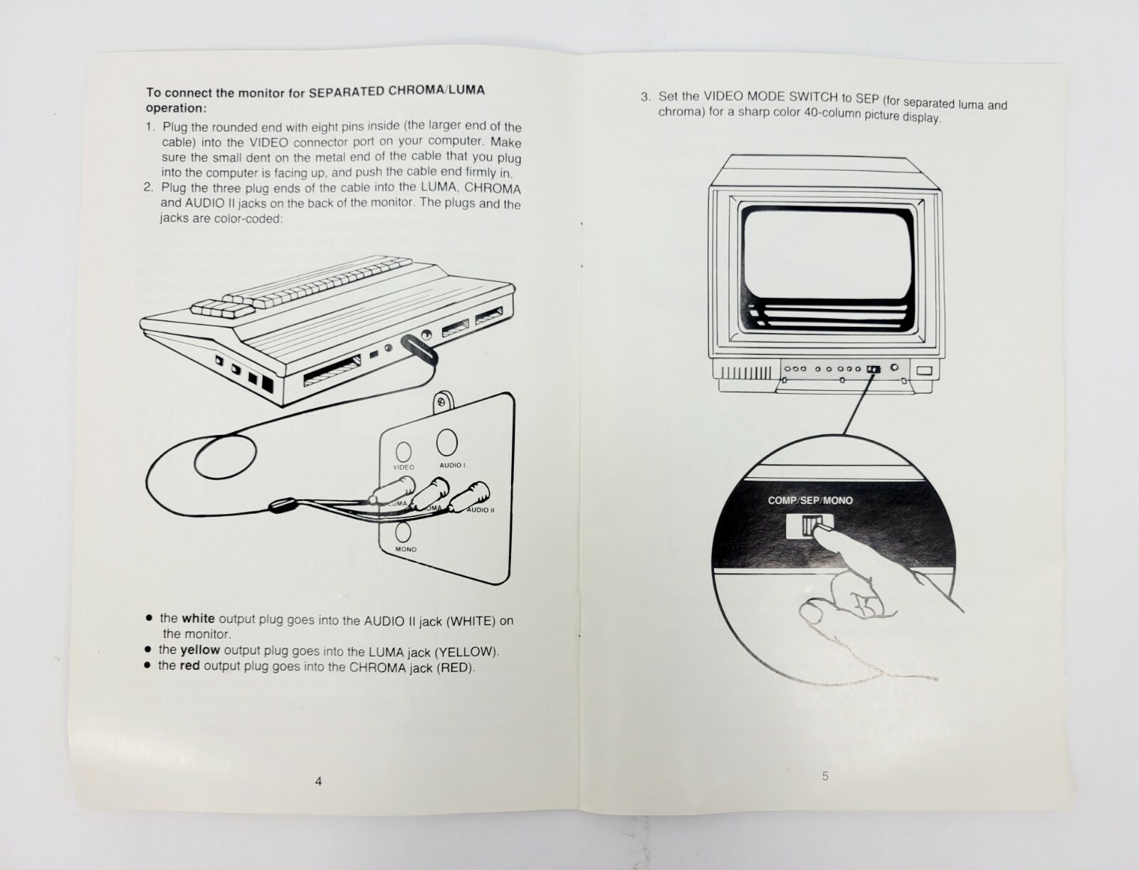 Vintage Commodore 1802 User’s Guide, Buyer’s Guide & Feelies From Original Box