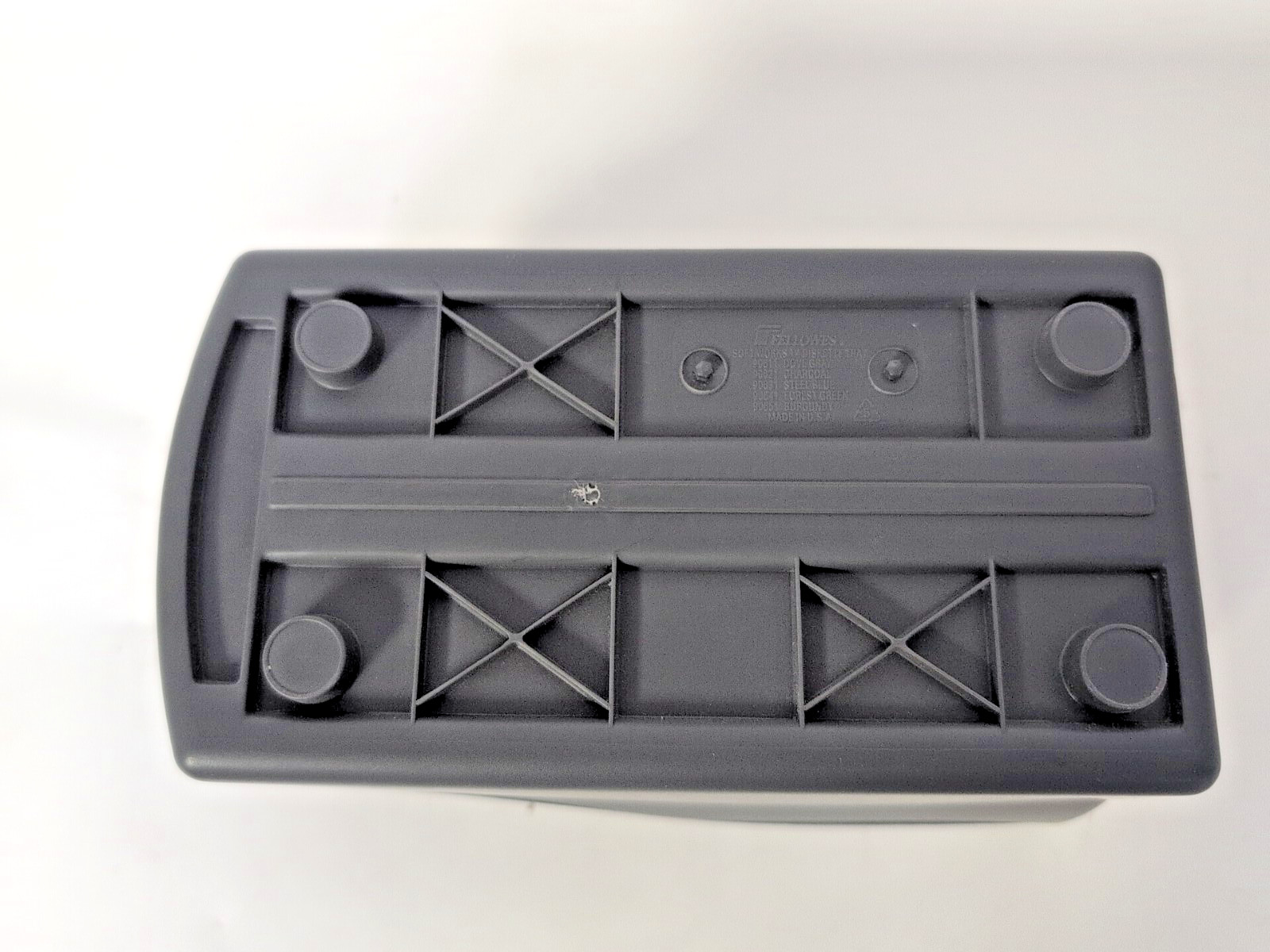 FELLOWES SOFT WORKS TM DISKETTE TRAY DOVE GRAY 90611