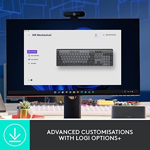 Logitech MX Mechanical Wireless Illuminated Performance Keyboard Tactile