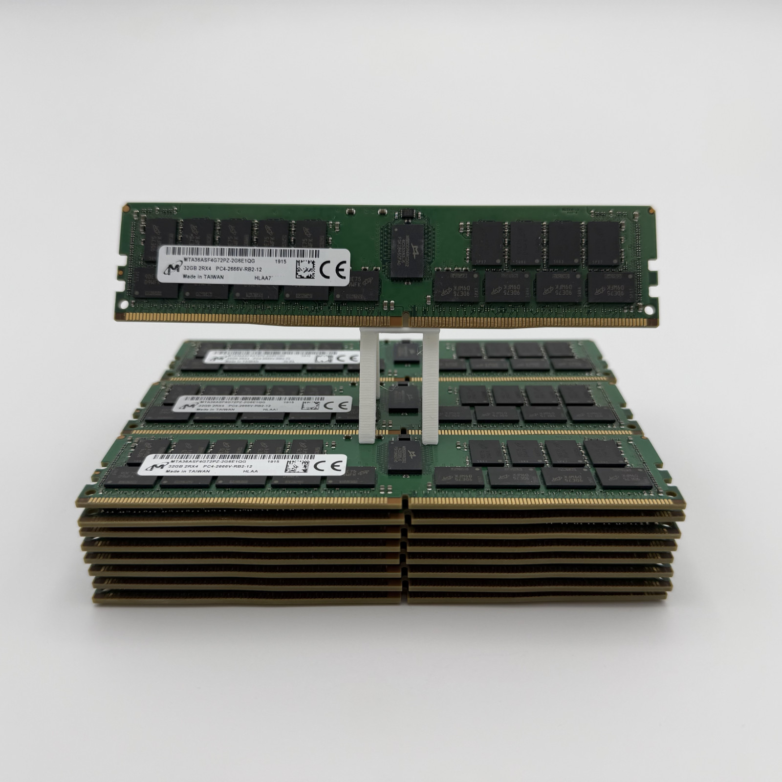 Micron 32GB 2666V DDR4 (PC4-21300) RDIMM ECC RAM Memory | MTA36ASF4G72PZ-2G6 LOT