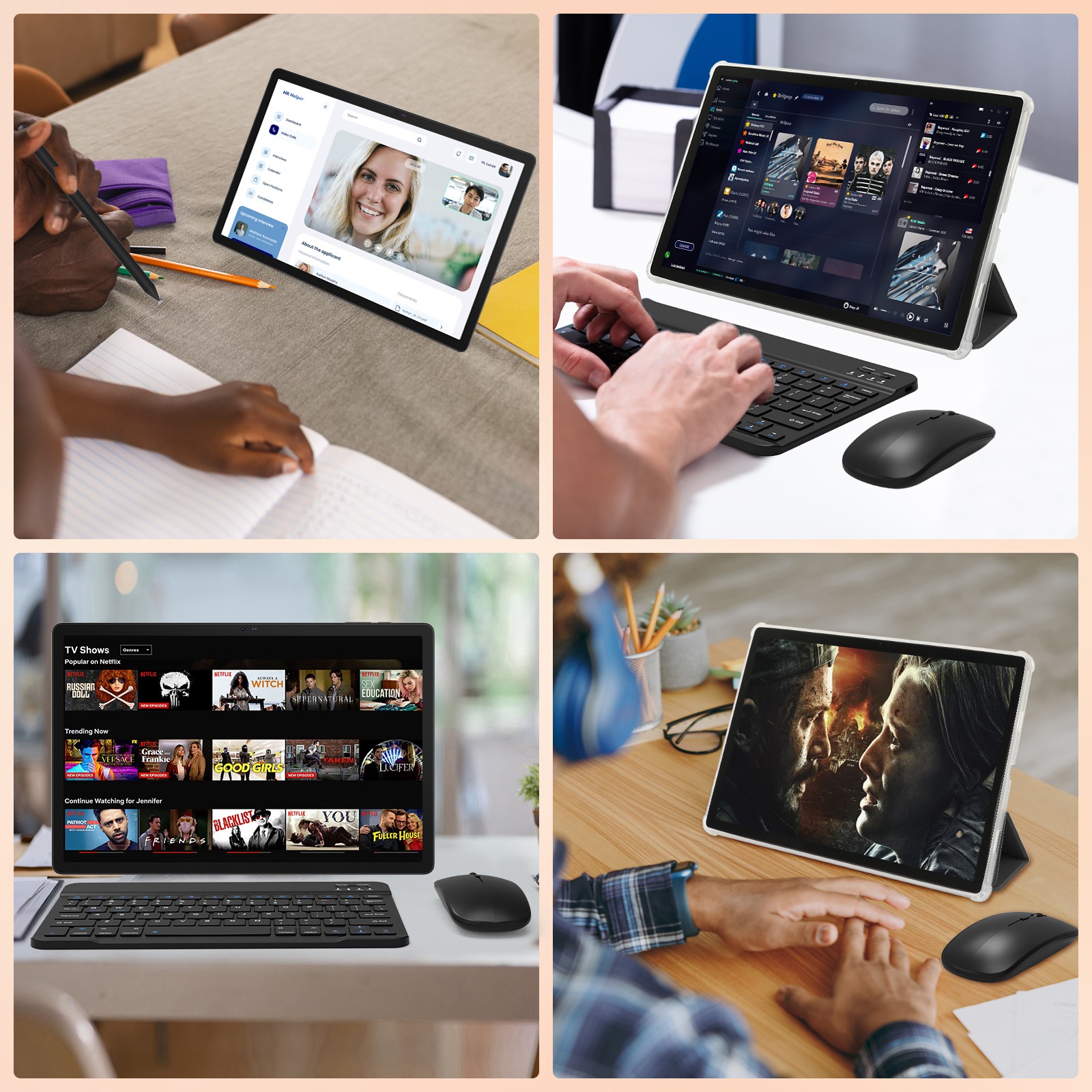14 inch TouchScreen Tablet Android 15 30GB RAM 256GB ROM 10000mAh WiFi IPS LCD