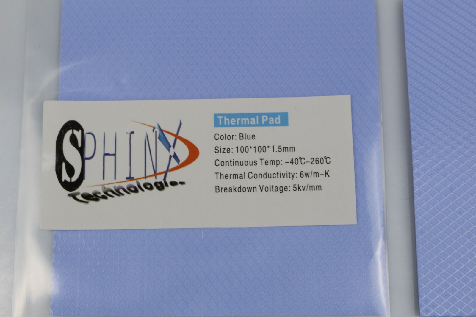 100X100X1.5mm Pad High Thermal Conductivity 6w/m-K For Laptop PC PlayStation Xbo