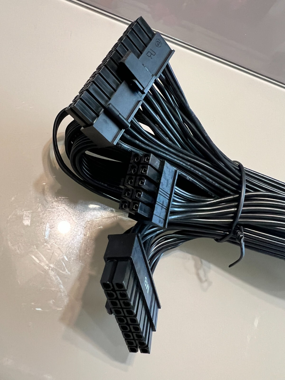 EVGA SUPERNOVA G2 G3 G5 GA 18 PIN + 10 PIN to 24 PIN MOTHER BOARD POWER CABLE