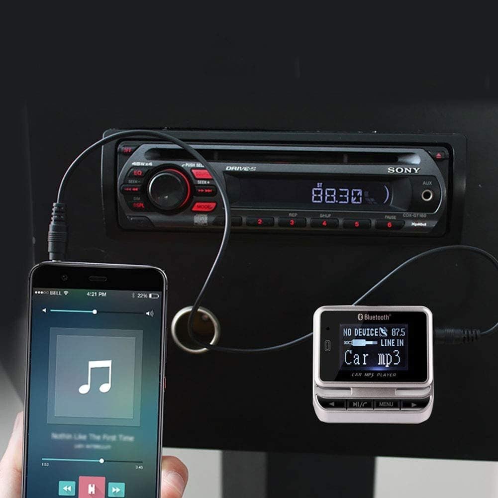 Bluetooth Fm Transmitter For Car, Wireless Car Radio Adapter, Handsfre
