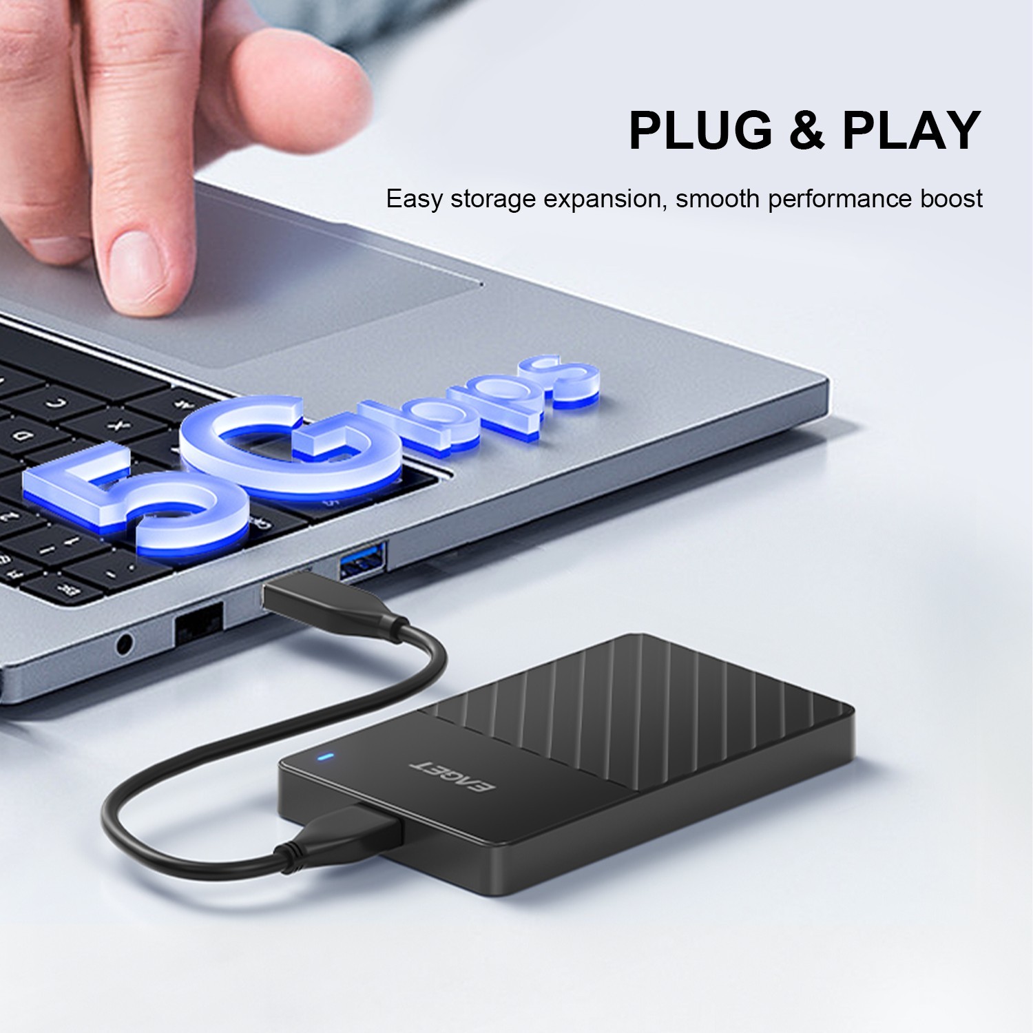 EAGET External Hard Disk Drive HDD USB 3.0 500GB 1TB Portable External 2.5″ G20C