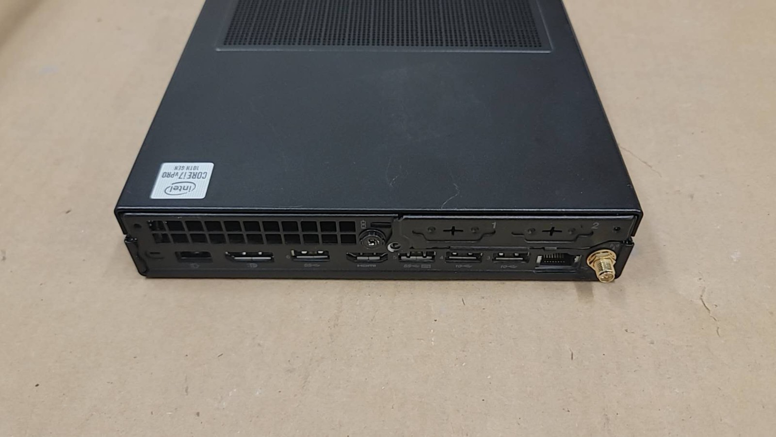 Lenovo ThinkCentre M90q I7-10700T No RAM/ SSD/ CHARGER – BAREBONES – W11P -note