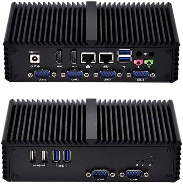 Qotom Q310p 3205u 8GB 128GB SSD Mini PC COM Serial Port IPC POS Computer RS-232