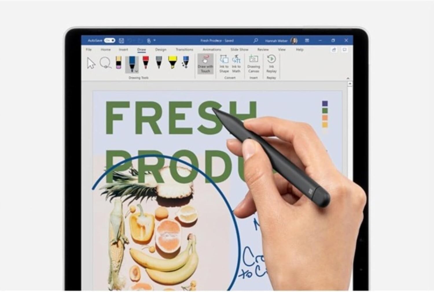 Microsoft Surface Slim Pen 2 – Matte Black- Surface Pro/Laptop/Book/Studio