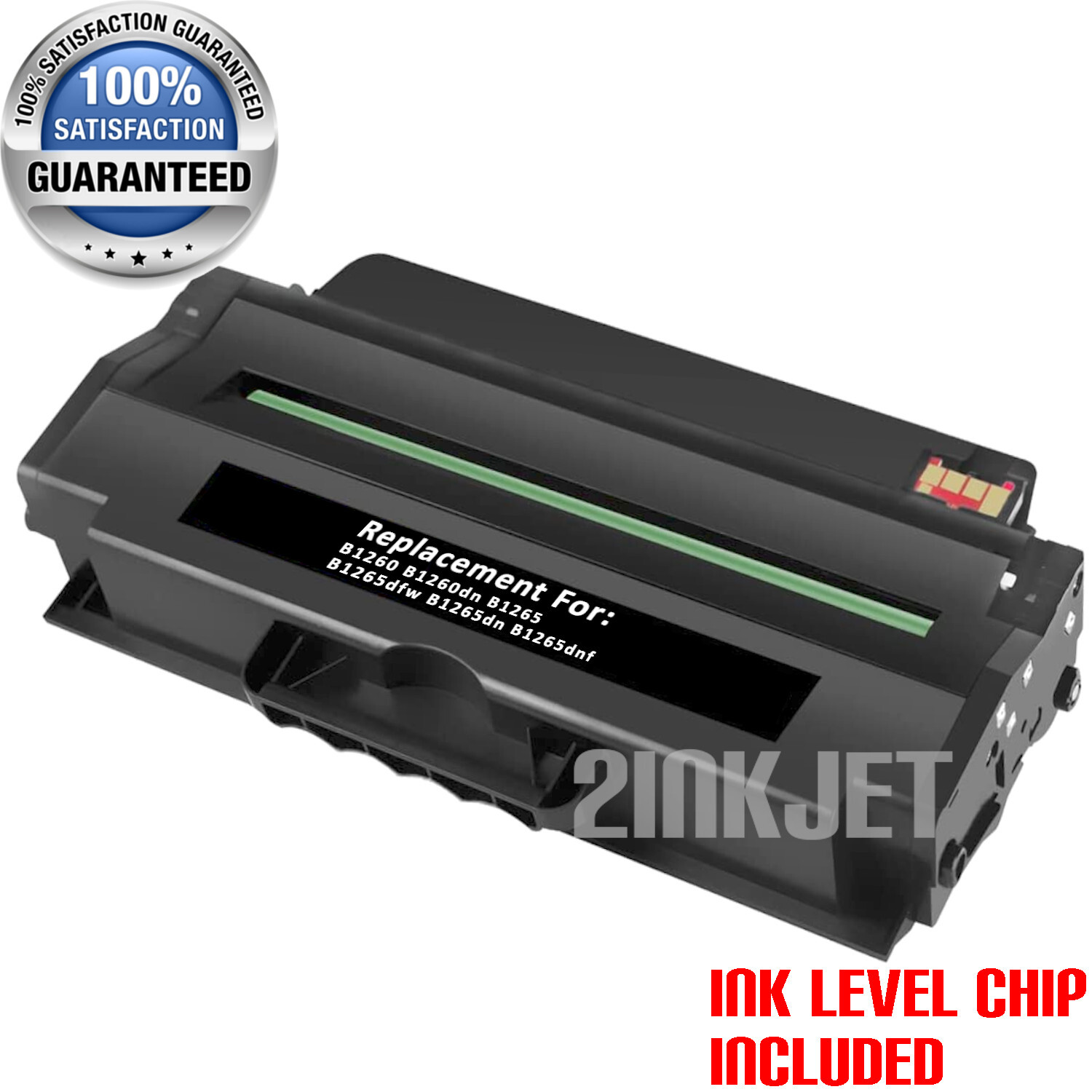 1Pack Toner Cartridge For Dell B1260dn B1260dnf B1265dnf B1265dfw 331-7328 DRYXV